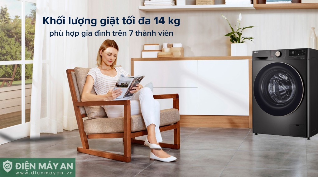 Máy giặt LG AI DD Inverter 14 kg FV1414S3BA